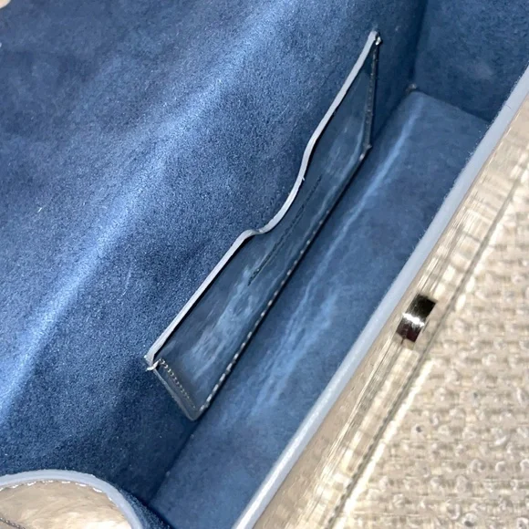 Metallic Silver Skull Shoulder Bag - Picture 11 of 16